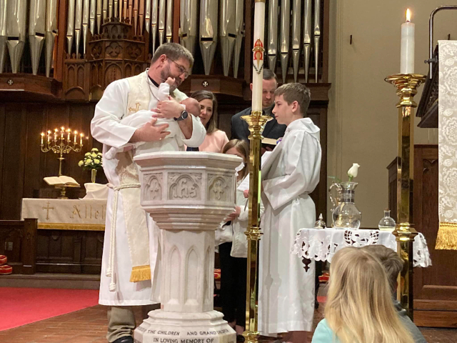 Baptism of Mack Meredith